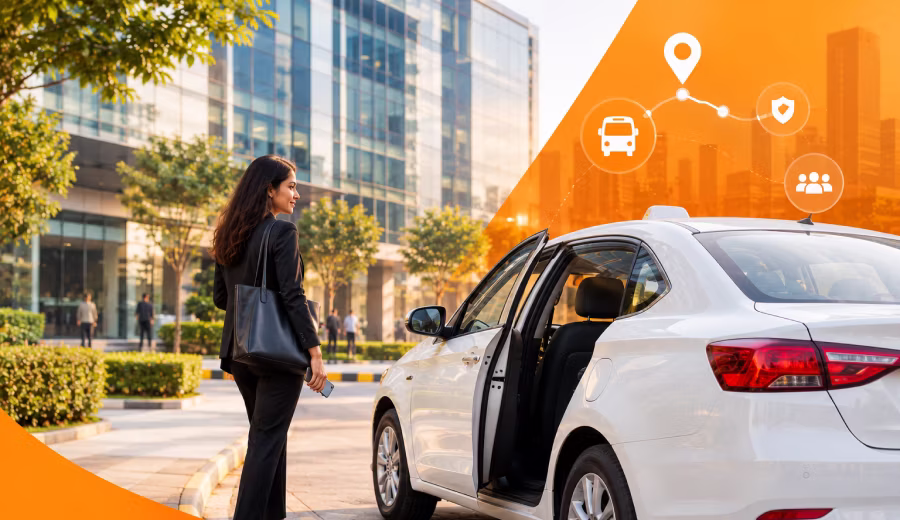 How global capability centres (GCCs) can optimise employee transportation with smart mobility solutions cover image